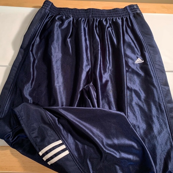 shiny adidas pants